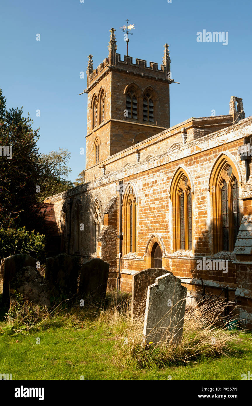 St. Mary`s Church, Gayton, Northamptonshire, England, UK Stock Photo